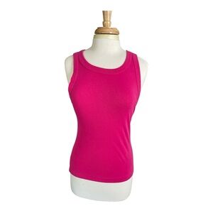 NWT Michael Stars Magenta Boatneck Tank Top
